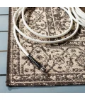 Safavieh Beach House BHS137 Creme / Brown 6'-7" X 6'-7" Square Area Rug