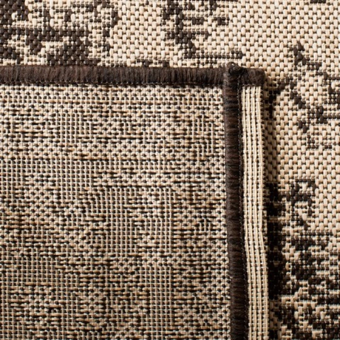 Safavieh Beach House BHS137 Creme / Brown 3' X 5' Rectangle Area Rug