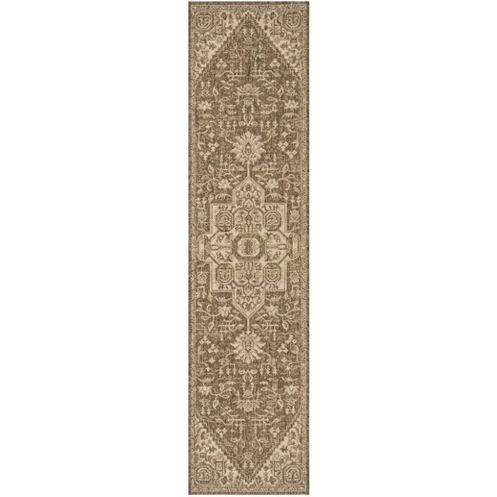 Safavieh Beach House BHS138 Cream / Beige 2'-2" X 10' Runner Area Rug