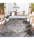 Safavieh Beach House BHS139 Light Grey / Charcoal 3' X 5' Rectangle Area Rug