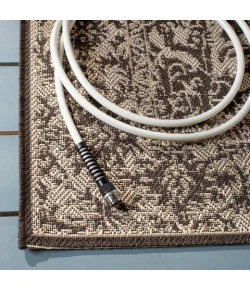 Safavieh Beach House BHS139 Creme / Brown 3' X 5' Rectangle Area Rug