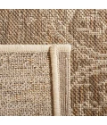 Safavieh Beach House BHS174 Cream / Beige 4' X 4' Square Area Rug