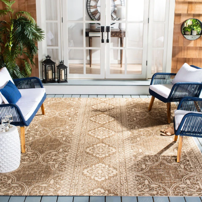 Safavieh Beach House BHS174 Cream / Beige 2'-2" X 4' Accent Area Rug