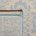 Safavieh Beach House BHS174 Aqua / Cream 4' X 4' Square Area Rug