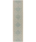 Safavieh Beach House BHS174 Cream / Aqua 2'-2" X 10' Runner Area Rug