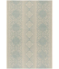 Safavieh Beach House BHS174 Cream / Aqua 8' X 10' Rectangle Area Rug