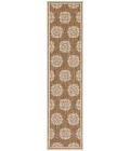 Safavieh Beach House BHS181 Beige / Cream 2'-2" X 12' Runner Area Rug