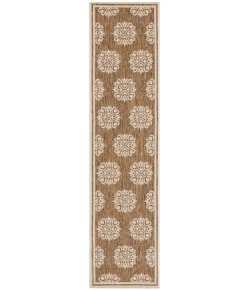 Safavieh Beach House BHS181 Beige / Cream 2'-2" X 12' Runner Area Rug
