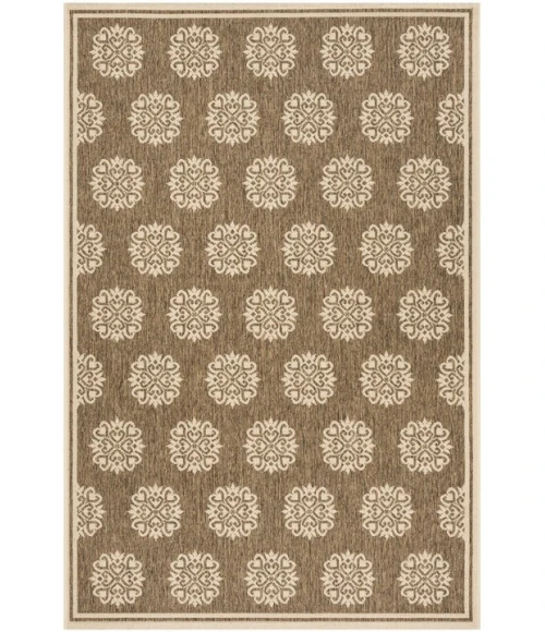 Safavieh Beach House BHS181 Beige / Cream 5'-3" X 7'-6" Rectangle Area Rug