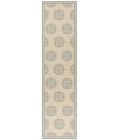 Safavieh Beach House BHS181 Cream / Aqua 2'-2" X 8' Runner Area Rug