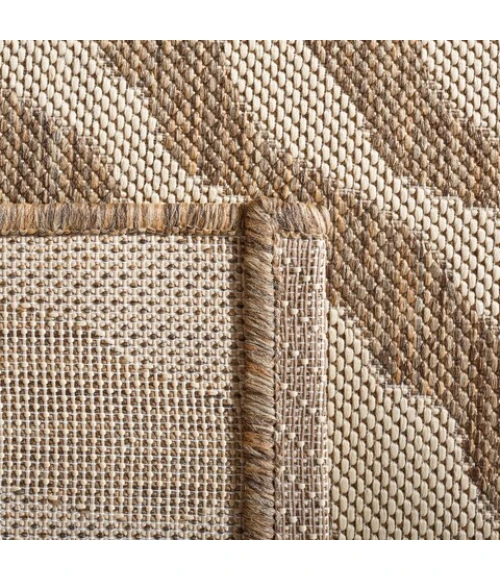 Safavieh Beach House BHS182 Cream / Beige 5'-3" X 7'-6" Rectangle Area Rug