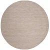 Safavieh Beach House BHS218 Beige 5'-3" X 5'-3" Round Area Rug