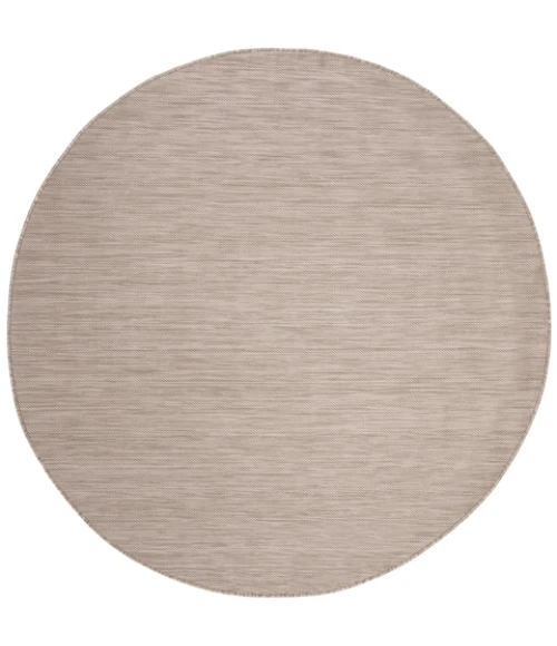 Safavieh Beach House BHS218 Beige 5'-3" X 5'-3" Round Area Rug