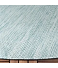Safavieh Beach House BHS218 Aqua 6'-7" X 6'-7" Square Area Rug