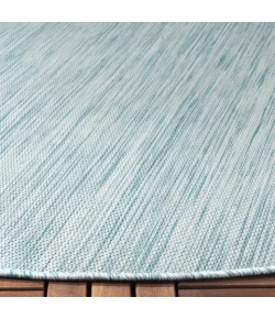 Safavieh Beach House BHS218 Aqua 6'-7" X 6'-7" Square Area Rug