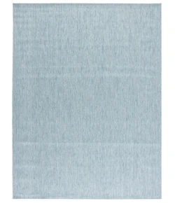 Safavieh Beach House BHS218 Aqua 6'-7" X 6'-7" Square Area Rug
