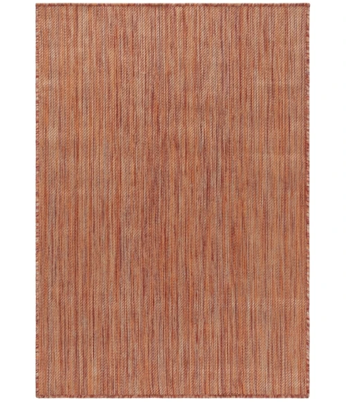 Safavieh Beach House BHS218 Rust 6'-7" X 6'-7" Square Area Rug
