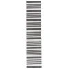 Safavieh Beach House BHS222 Light Grey / Charcoal 2'-2" X 8' Runner Area Rug
