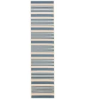 Safavieh Beach House BHS222 Beige / Blue 2'-2" X 12' Runner Area Rug