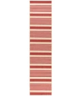Safavieh Beach House BHS222 Beige / Red 2'-2" X 12' Runner Area Rug