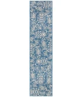 Safavieh Beach House BHS246 Blue / Beige 2'-2" X 8' Runner Area Rug