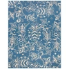 Safavieh Beach House BHS246 Blue / Beige 6'-7" X 6'-7" Square Area Rug