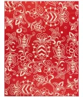 Safavieh Beach House BHS246 Red / Beige 5'-3" X 7'-6" Rectangle Area Rug