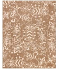 Safavieh Beach House BHS246 Brown / Beige 6'-7" X 6'-7" Round Area Rug