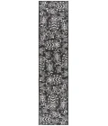 Safavieh Beach House BHS246 Black / Light Grey 2'-2" X 8' Runner Area Rug
