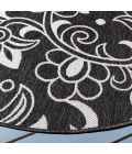 Safavieh Beach House BHS246 Black / Light Grey 2'-2" X 8' Runner Area Rug