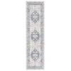 Safavieh Blair Washable BLR200 Beige / Navy 2'-2" X 8' Runner Area Rug