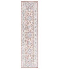 Safavieh Blair Washable BLR206 Rose / Grey 2'-2" X 8' Runner Area Rug