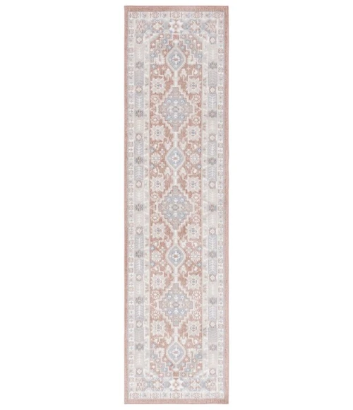 Safavieh Blair Washable BLR206 Rose / Grey 2'-2" X 8' Runner Area Rug
