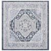 Safavieh Blair Washable BLR210 Beige / Navy 6'-7" X 6'-7" Square Area Rug
