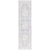 Safavieh Blair Washable BLR212 Beige / Blue 2'-2" X 8' Runner Area Rug