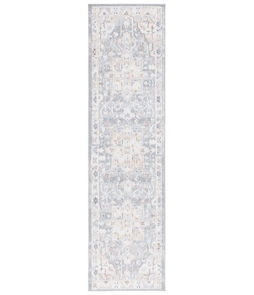 Safavieh Blair Washable BLR212 Beige / Blue 2'-2" X 8' Runner Area Rug