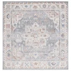 Safavieh Blair Washable BLR212 Beige / Blue 6'-7" X 6'-7" Square Area Rug