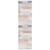 Safavieh Blair Washable BLR216 Beige / Blue Rust 2'-2" X 8' Runner Area Rug