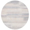 Safavieh Blair Washable BLR216 Grey / Beige 6'-7" X 6'-7" Round Area Rug