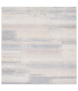 Safavieh Blair Washable BLR216 Grey / Beige 6'-7" X 6'-7" Square Area Rug