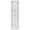Safavieh Blair Washable BLR218 Beige / Blue 2'-2" X 8' Runner Area Rug