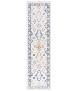 Safavieh Blair Washable BLR218 Beige / Blue 2'-2" X 8' Runner Area Rug