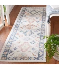 Safavieh Blair Washable BLR218 Beige / Blue 2'-2" X 8' Runner Area Rug