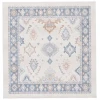 Safavieh Blair Washable BLR218 Beige / Blue 6'-7" X 6'-7" Square Area Rug