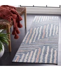 Safavieh Blair Washable BLR222 Blue / Multi 2'-2" X 8' Runner Area Rug