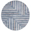 Safavieh Blair Washable BLR222 Blue / Multi 6'-7" X 6'-7" Round Area Rug