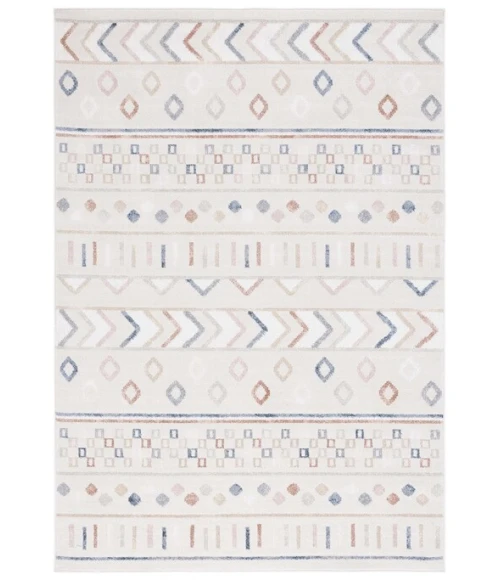 Safavieh Blair Washable BLR226 Beige / Multi 5'-3" X 7'-6" Rectangle Area Rug