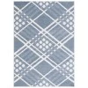 Safavieh Blair Washable BLR228 Blue / Ivory 8' X 10' Rectangle Area Rug