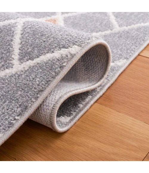 Safavieh Blair Washable BLR230 Grey / Multi 4' X 6' Rectangle Area Rug