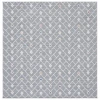 Safavieh Blair Washable BLR230 Grey / Multi 6'-7" X 6'-7" Square Area Rug